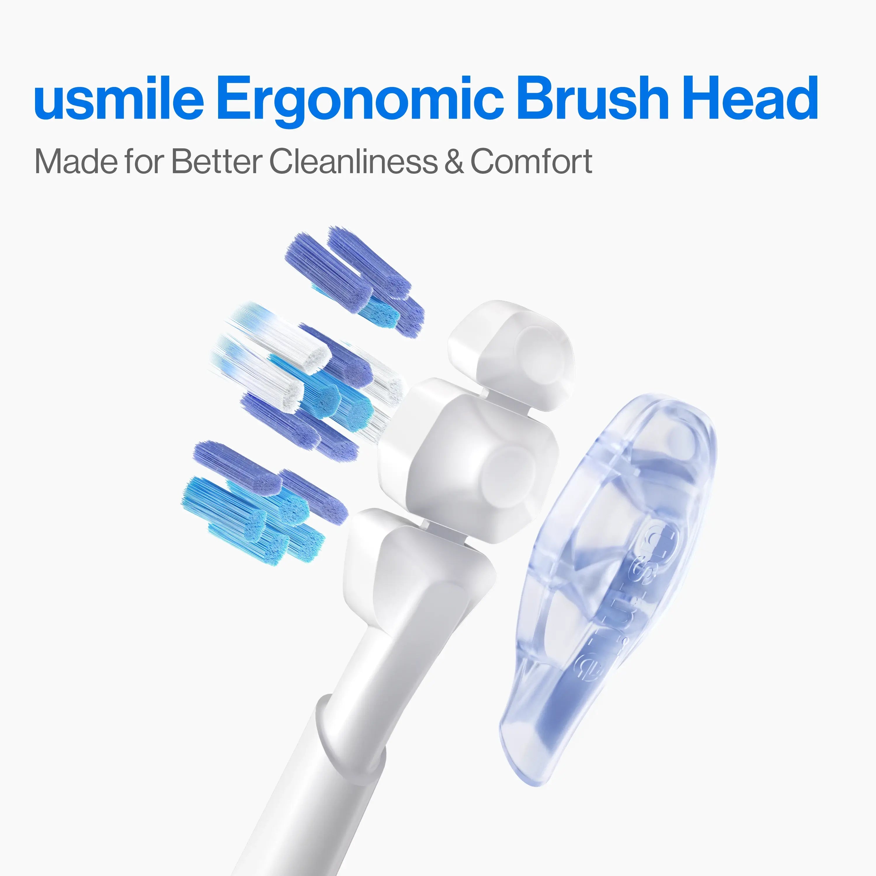 usmile Ergonomic Brush Head 2.0 - Made for Better Cleanliness & Comfort