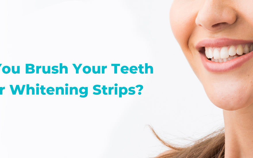 Do You Brush Your Teeth After Whitening Strips? - usmile