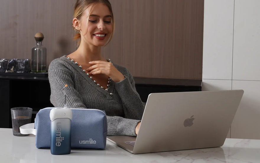 How to Use a Water Flosser Without Making a Mess