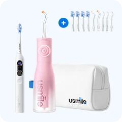 usmile Y20PRO AI Electric Toothbrush & C30 Cordless Water Flosser