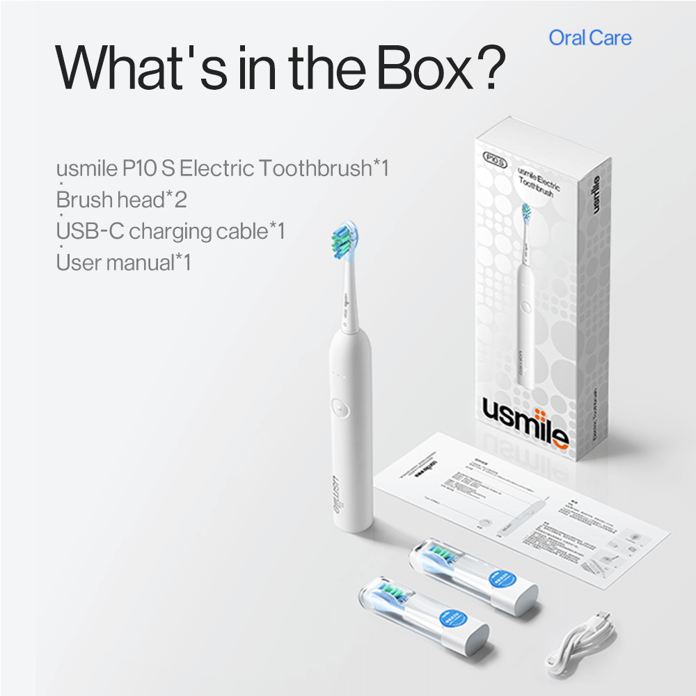 usmile P10S Electric Toothbrush #White