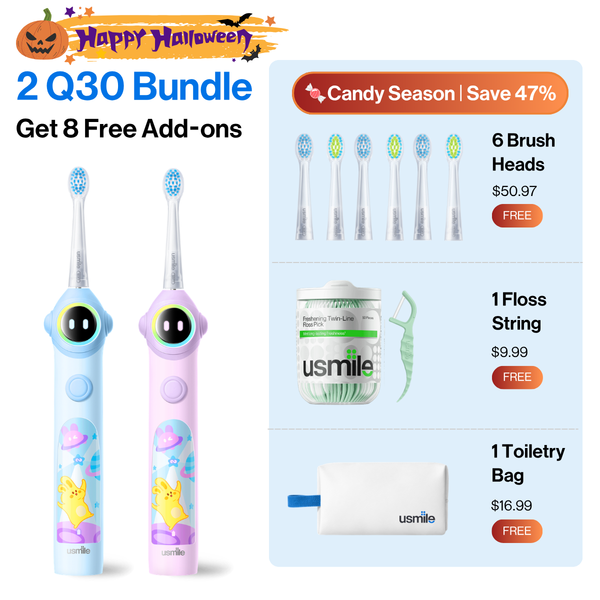 usmile Q30 Kids Electric Toothbrush Duo Pack