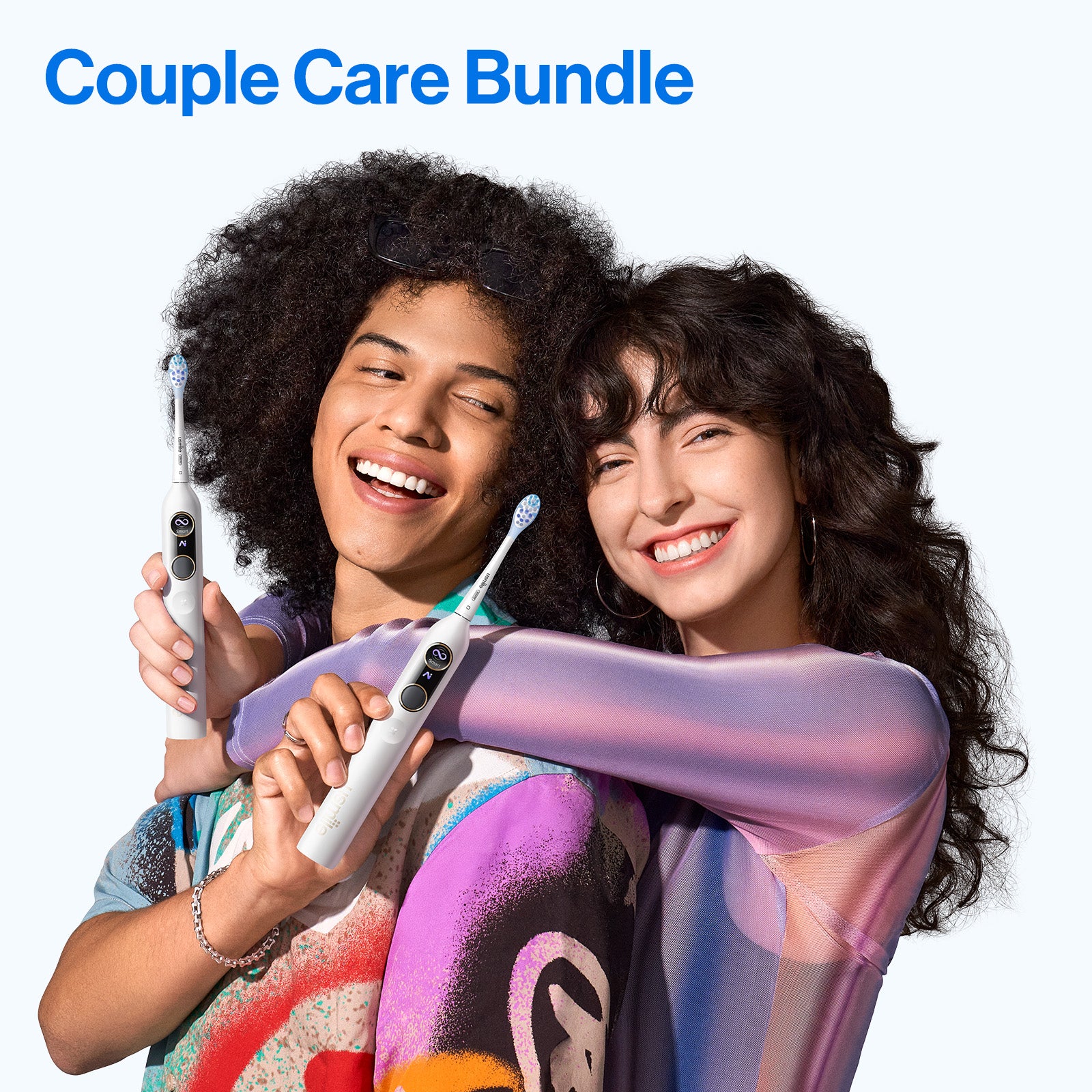 usmile Couple Sets in Electric Toothbrush & Water Flosser +Bonus Accessories!