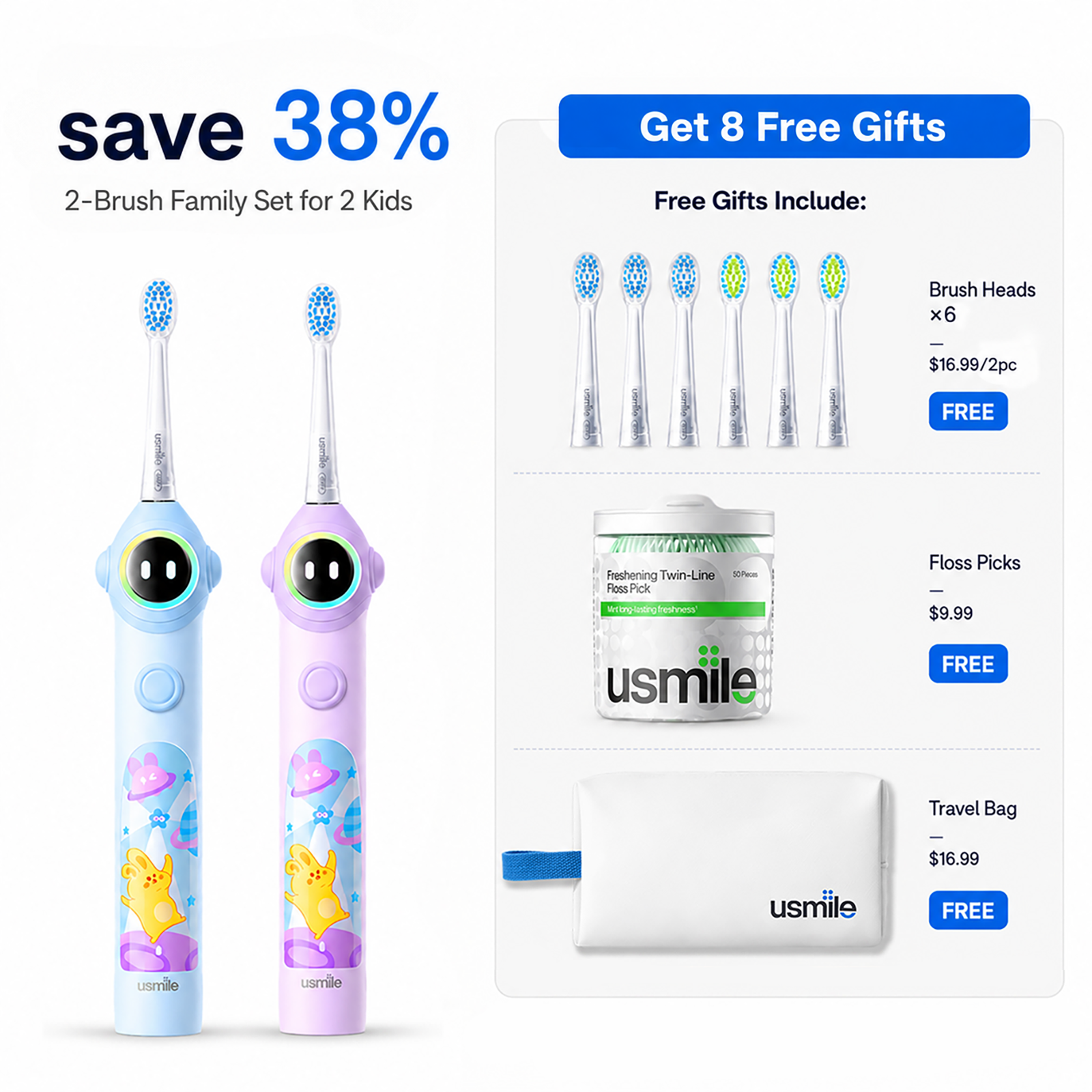 usmile Q30 Kids Electric Toothbrush