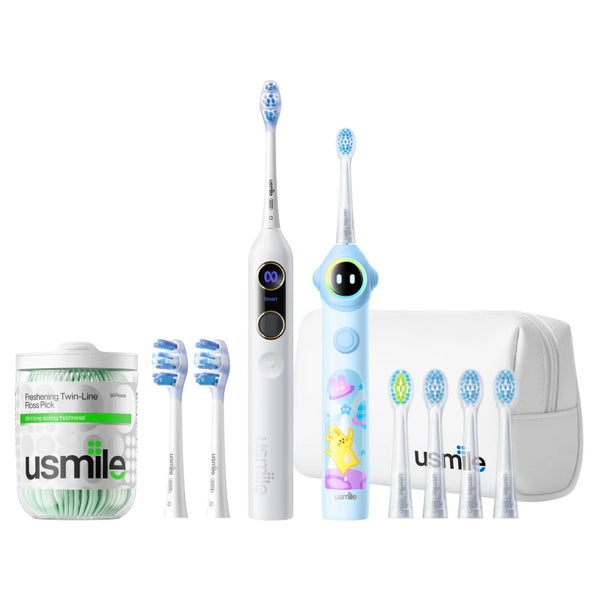 usmile Y20PRO Adults Toothbrush x Q30 Kids Toothbrush