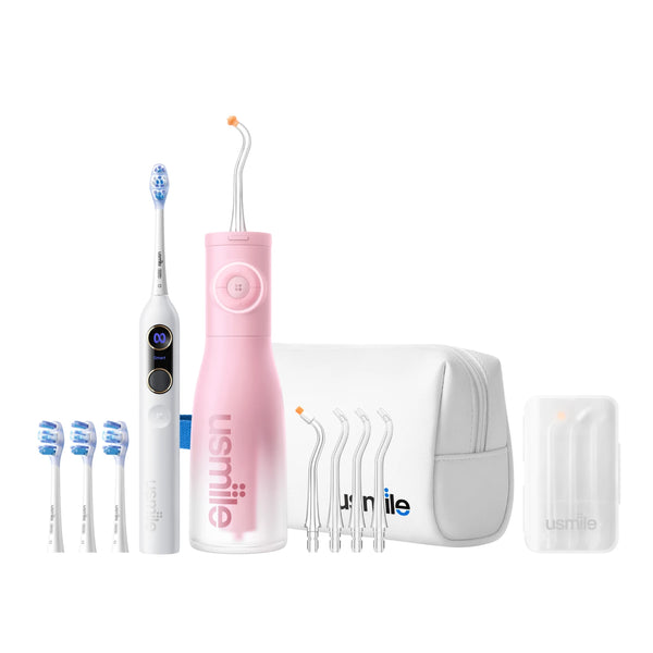usmile Y20PRO AI Electric Toothbrush & C30 Cordless Water Flosser