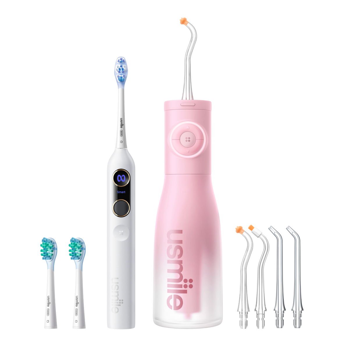 usmile Y20 PRO Electric Toothbrush x C30 Cordless Water Flosser