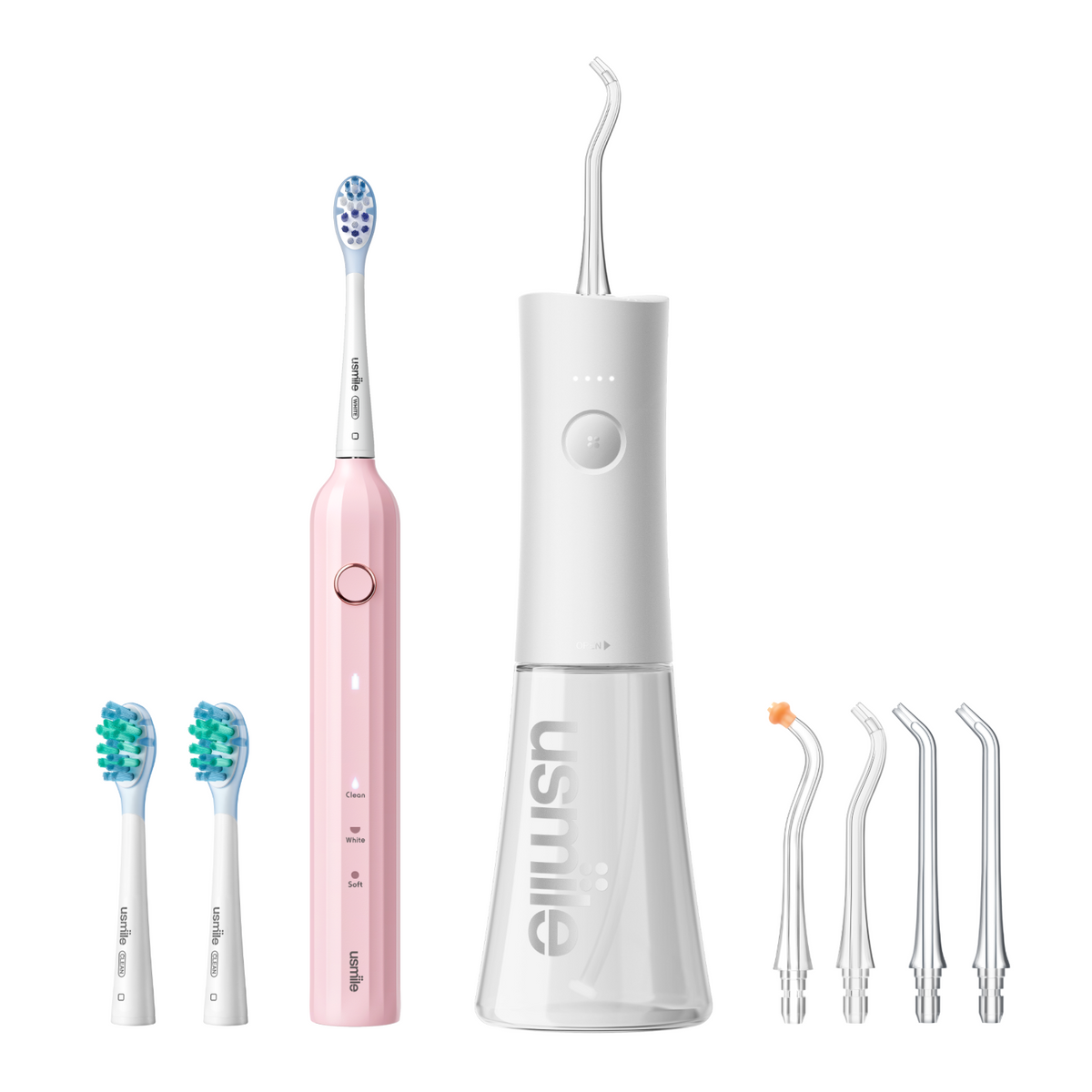 usmile C30SE Portable Dental Flosser x Y1S Electric Toothbrush