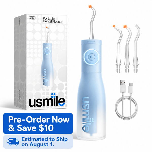 usmile C30 Cordless Water Flosser – Portable Oral Irrigator