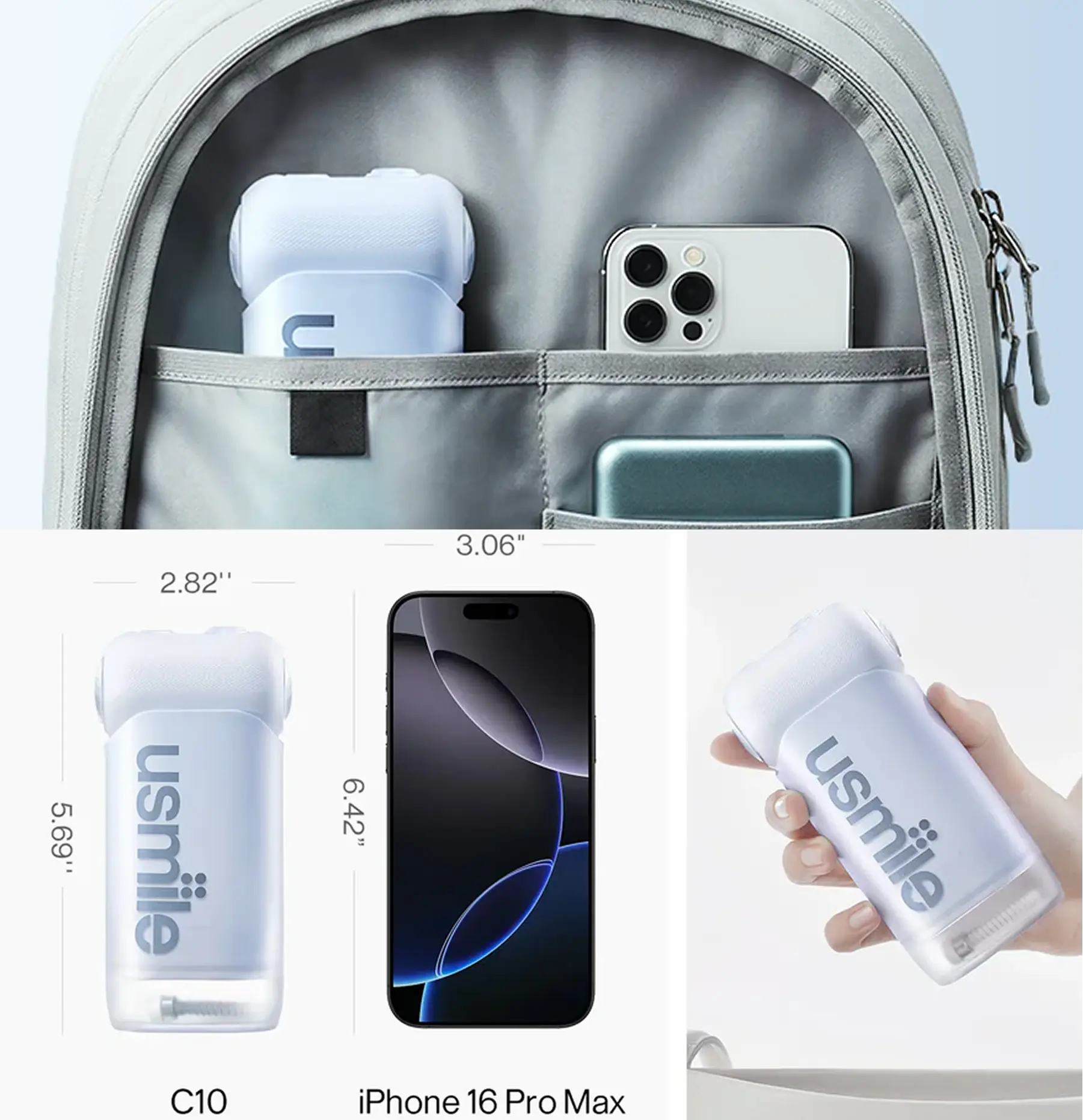 For Travel and Small Bathrooms