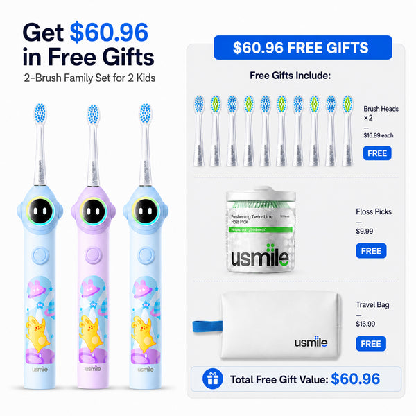 usmile Q30 Kids Electric Toothbrush Trio Pack