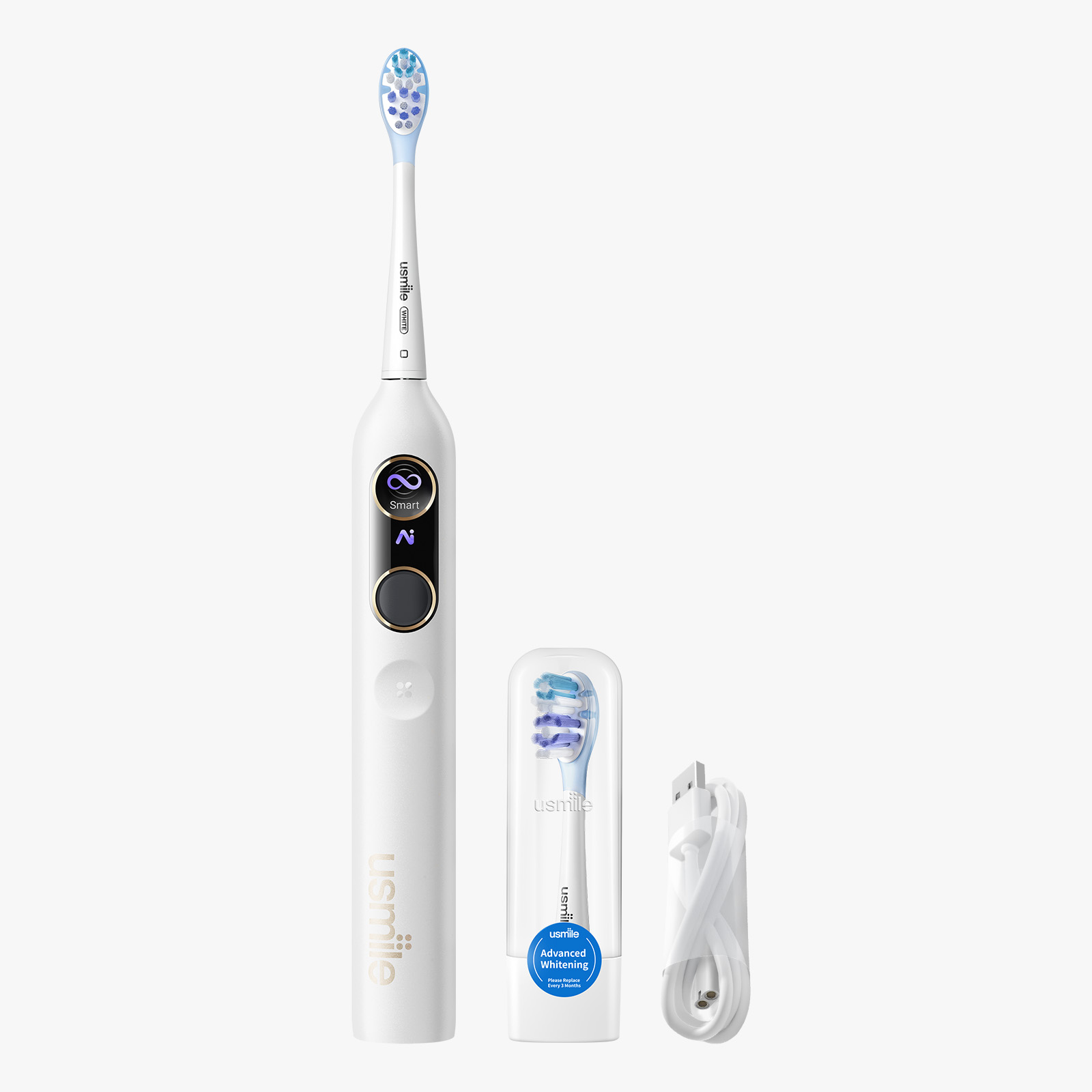usmile Y10 PRO Electric Toothbrush with Missed Spots Guidance