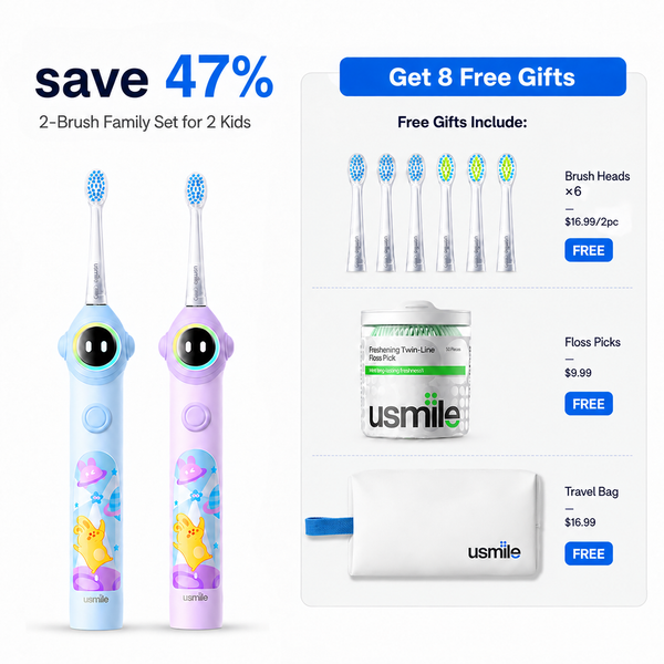 usmile Q30 Kids Electric Toothbrush Duo Pack