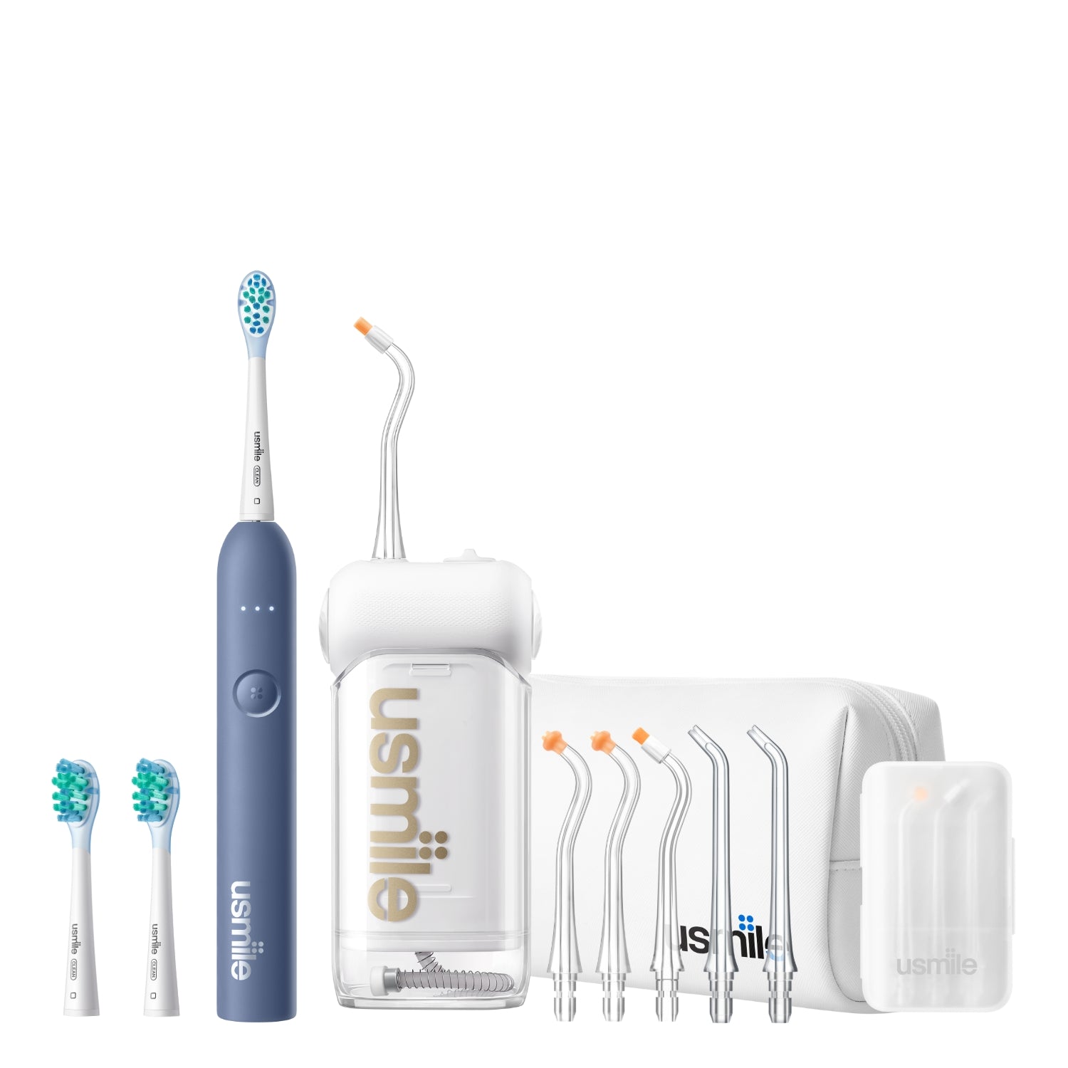 usmile C10 Water Flosser x P10 S Electric Toothbrush