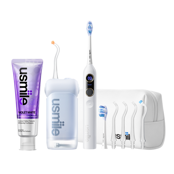 usmile Classic Travel Toiletry Bag—Y20 PRO AI Toothbrush x C10 Water Flosser