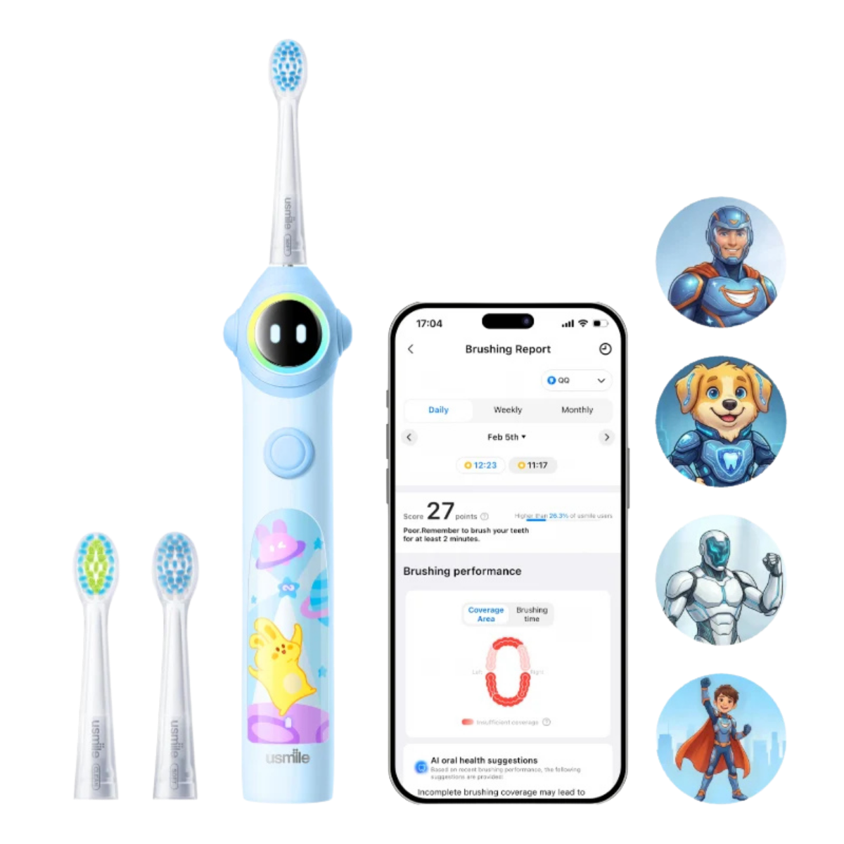 usmile Q30 Kids Electric Toothbrush